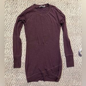 Athleta purple Sweatshirt Dress